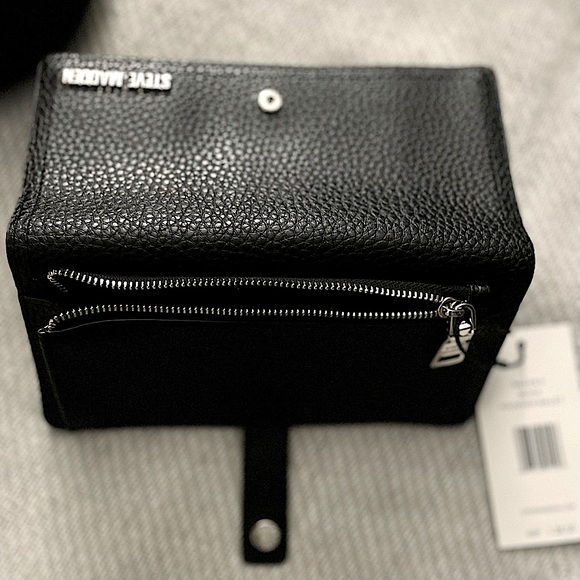 NWT – Steve Madden Foldover Wallet (Black) - Picture 5 of 6